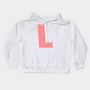 THE LETTER L, Customize My Minifig Kids Hoodie